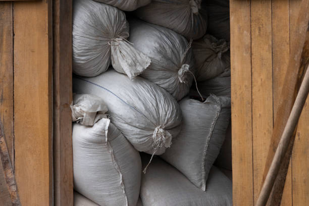 istock large bales of straw lie under a canopy from the rain 1293715517