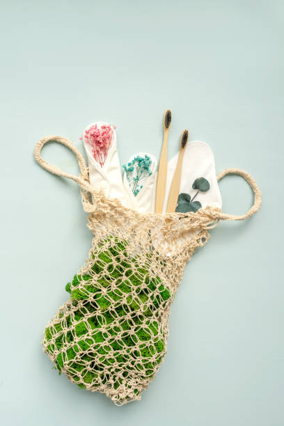 istock Zero waste supplies for personal hygiene. 1293720998