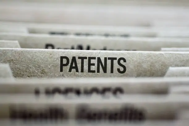 Photo of Patents files folder