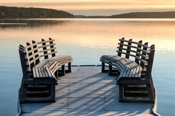 istock Sunset landscape in Sweden 1293728902