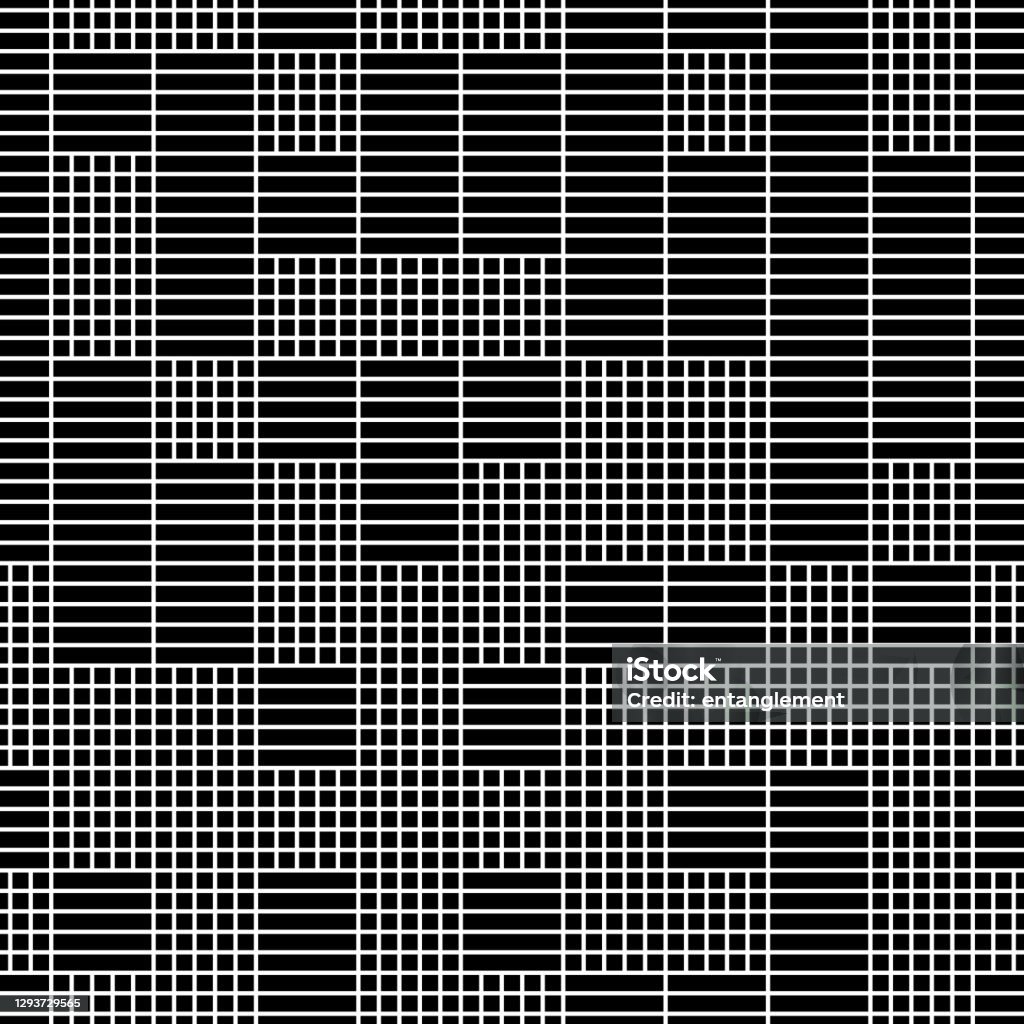 Horizontal S Pattern Seamless Pattern With Horizontal And Vertical Black Bands Stock ...