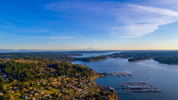 poulsbo, washington - kitsap imagens e fotografias de stock