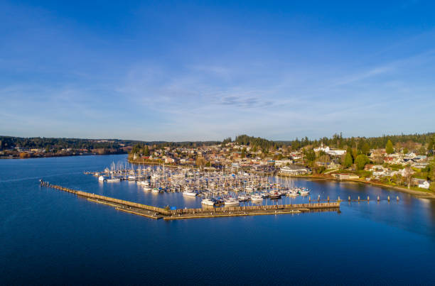 poulsbo, washington - kitsap imagens e fotografias de stock