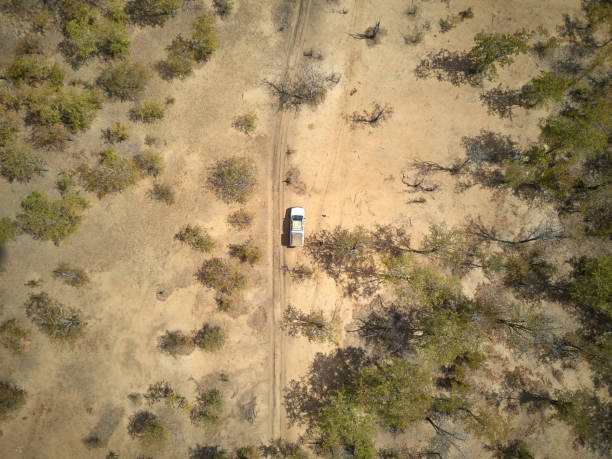 istock Dirt road in Zambia from above 1293741264