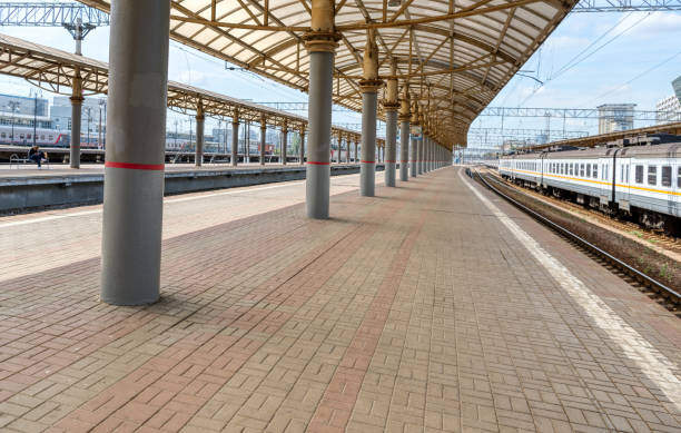 istock Platform of the railway station 1293746542