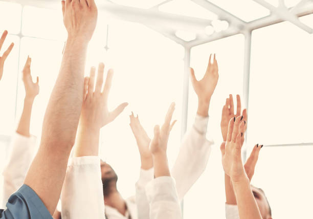 istock close up. a group of medical professionals showing their unity 1293756965