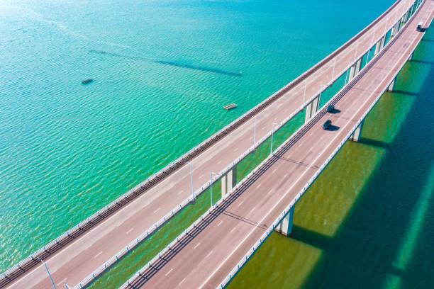 istock Aerial view of Shenzhen Bay Bridge 1293758809