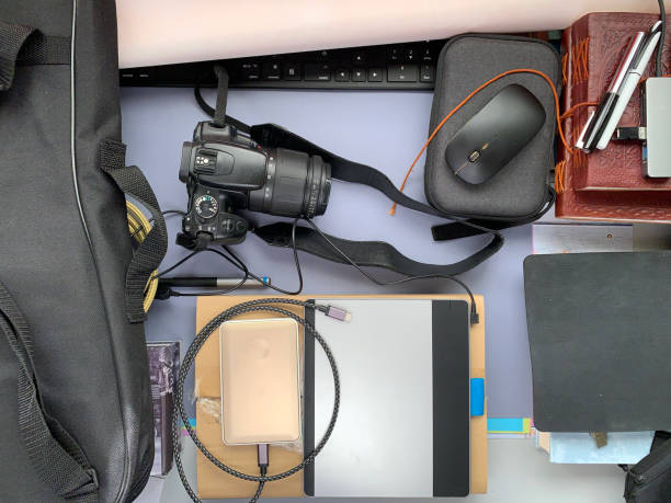 istock Technological material used in photography, all mixed 1293760582