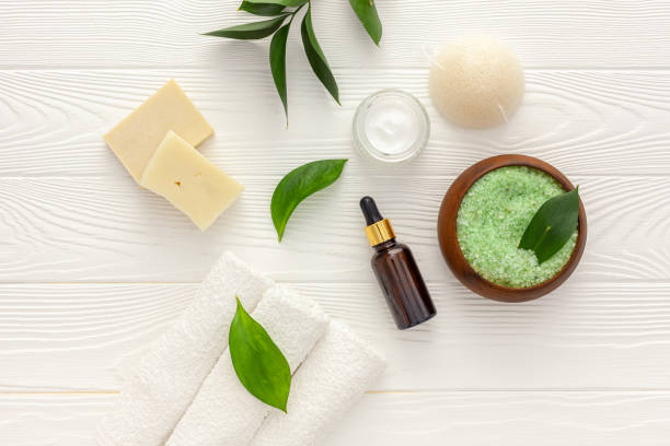 istock Herbal organic cosmetic set for homemade spa 1293769871