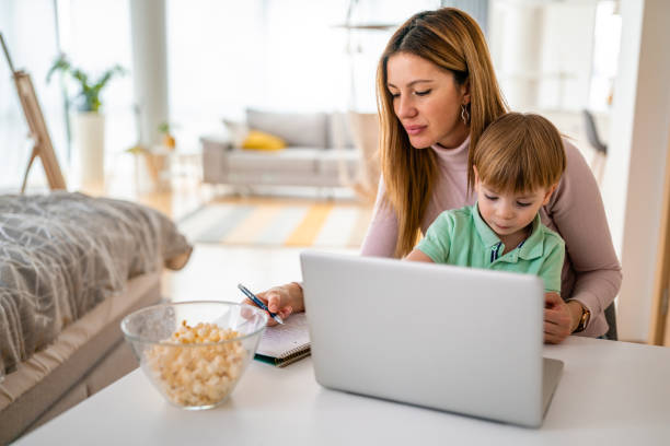 istock Busy working mother doesn't have time for her kid 1293773851