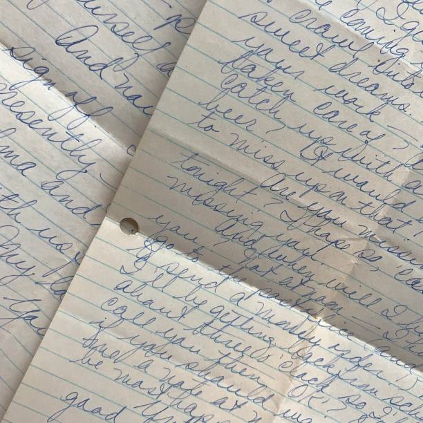 istock Handwritten Love Letters from 1940s 1293795649