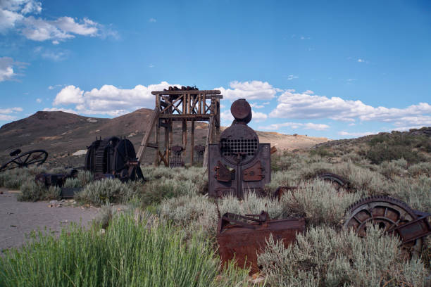 istock Bodie ghost town machinery 1293795765