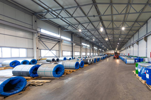 istock aluminum processing in a modern plant, a huge warehouse, an engineering concept 1293795914