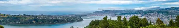 Photo of Aerial view of Dunedin in New Zealand