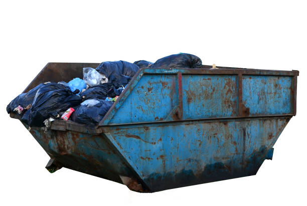 istock Dumpster for Demolition Removal isolated on white background 1293816798