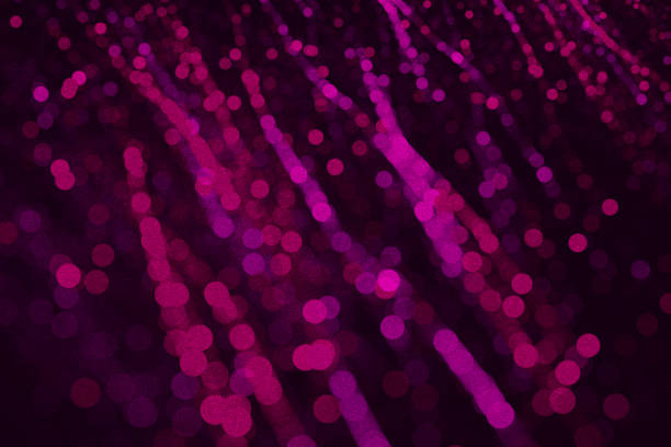 粉紅色閃光紙屑紫色散景光束圓背景假日紋理數位生成圖像 - magenta 個照片及圖片檔
