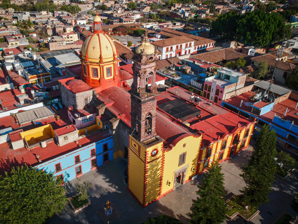 istock Catholic Church taken with a drone 1293832645