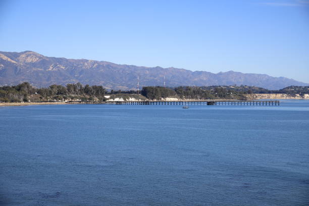 istock Santa Barbara coastline and Goleta Pier 1293836877