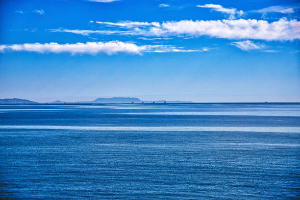 istock Oil platform viewed from Santa Barbara Coastline 1293839581