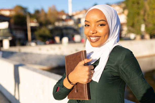 istock Portrait of a beautiful young Middle Eastern female student 1293843669