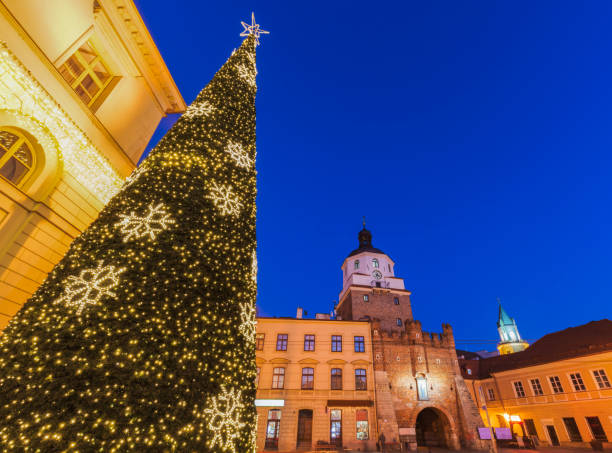 istock Lublin City Hall and Krakowska Gate 1293850011