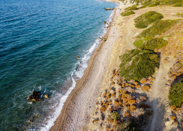 istock The Karia road by drone on the Mediterranean coast. 1293855376