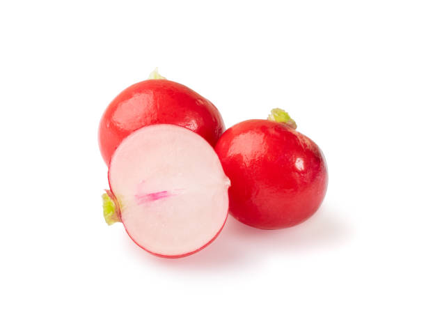 istock Radis Roots, Fresh Radish Root Bundle, Pile of Red Radishes 1293864455