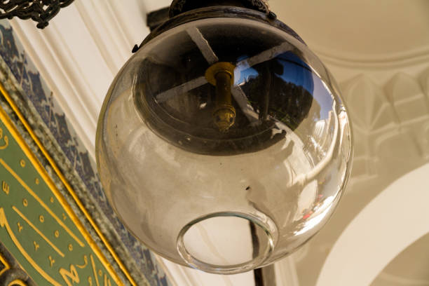 istock Gas lamp in glass globe 1293865344