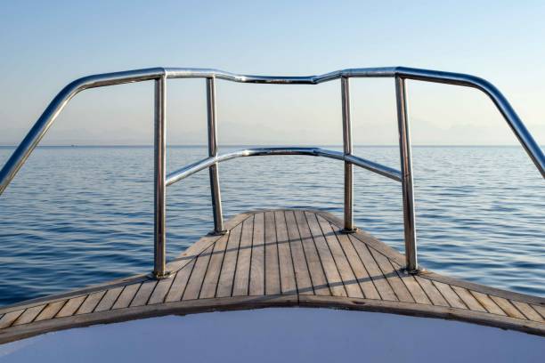 istock Sailboat view over the ocean 1293869768