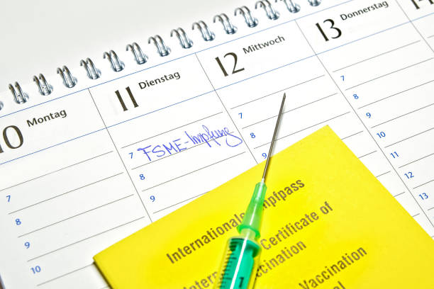 Entry in the calendar - Date for FSME vaccination - text in German