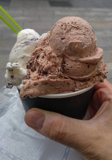 istock Straciatella and truffle ice cream 1293873367