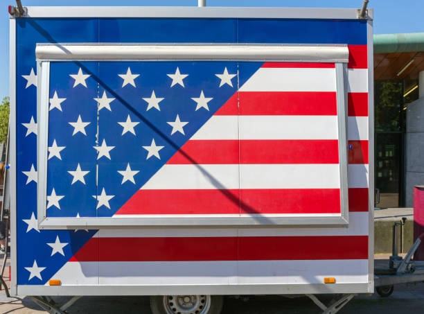 istock United States Flag Trailer 1293874574