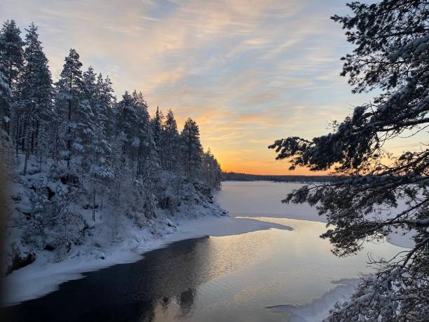 istock Oulanka national park waterfront 1293875462