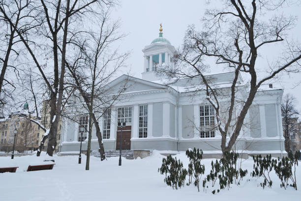istock Old church in Helsinki, Finland 1293879242