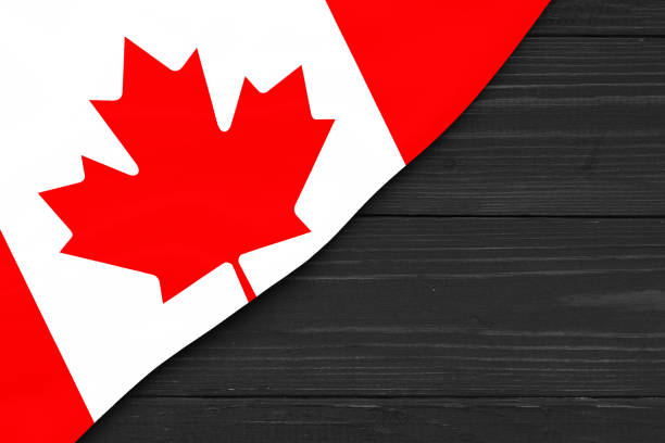 istock Flag of Canada place for text cope space 1293880045