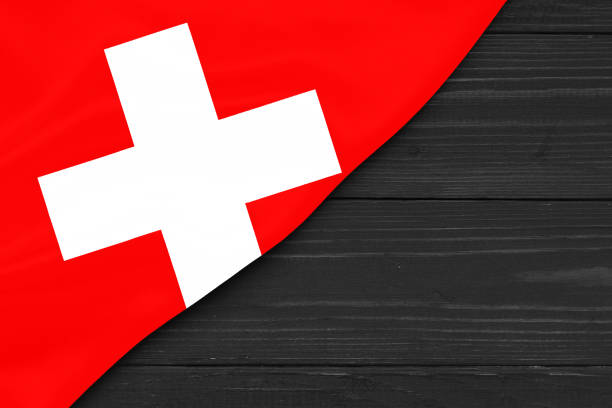 istock Flag of Switzerland place for text cope space 1293883464