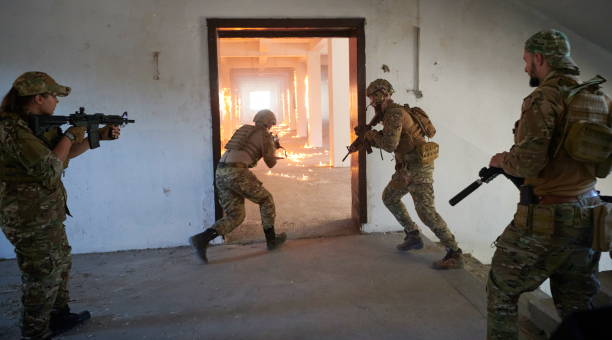 istock military troops in action urban environment 1293889545