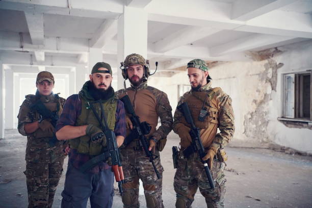 istock soldier squad team portrait in urban environment 1293891994
