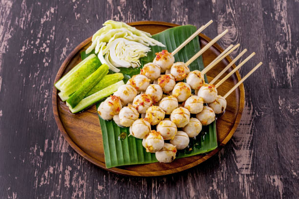 istock Grilled pork meatballs 1293893369