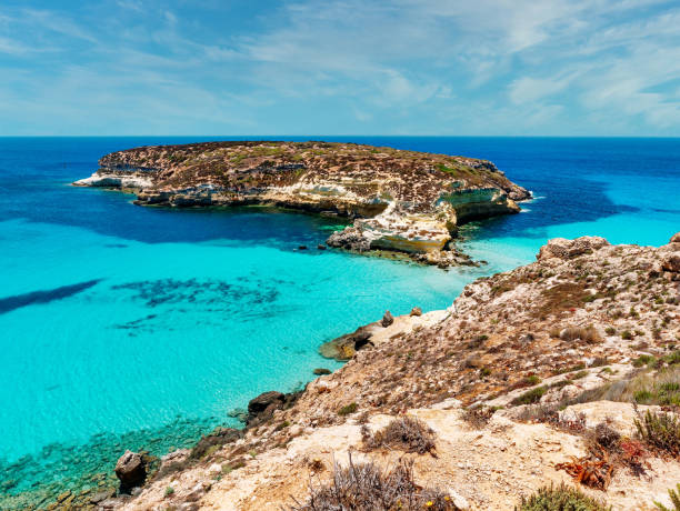 istock Rabbit Island Lampedusa Sicily paradise beach. 1293895009