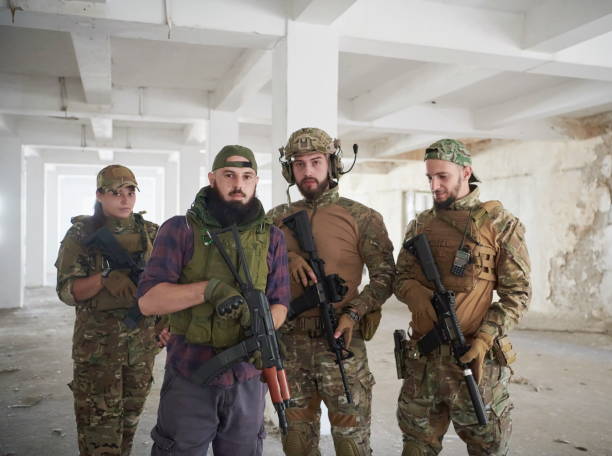 istock soldier squad team portrait in urban environment 1293897013