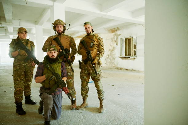 istock soldier squad team portrait in urban environment 1293903335