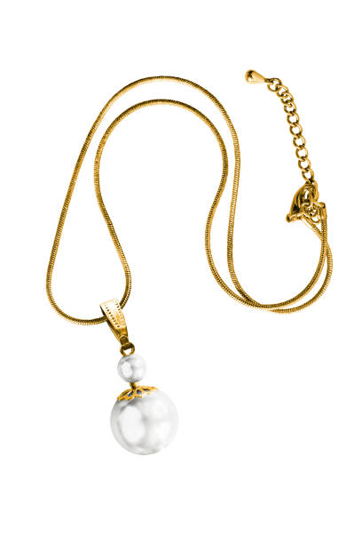 istock Pearl necklace isolated 1293905129