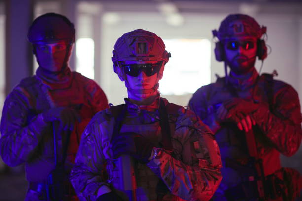 istock soldier squad team portrait in urban environment colored lightis 1293906387