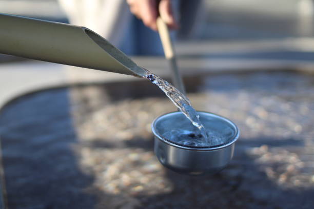 istock Running Water in Grujugan Japan 1293907147