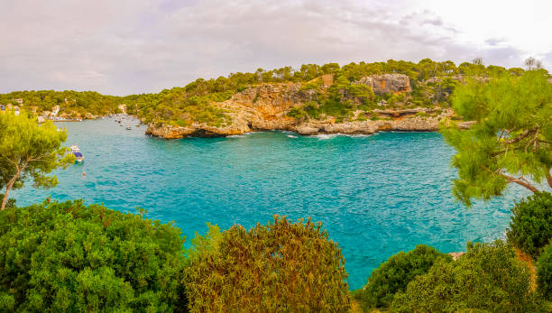 istock Panoramic view of the bay Cala Figuera on Mallorca Spain. 1293914335