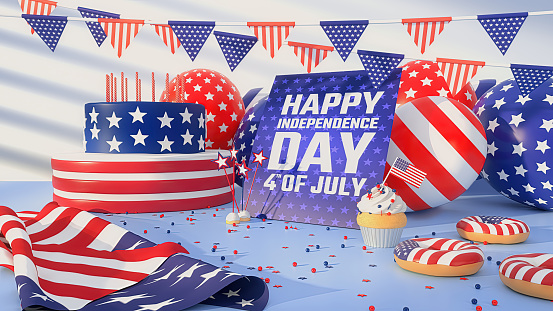 Independence Day - Holiday, Fourth of July, Party - Social Event, The Americas, American Flag