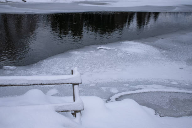istock Winter landscape at swiss lake Chapfensee 1293930873