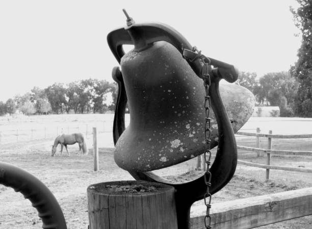 Bell and Horse stock photo