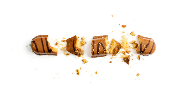 istock Crumbled Chocolate Chip Biscuits, Broken Butter Cookies 1293937227